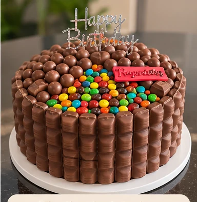 Cake Chocolat & Bonbons, 20 personnes