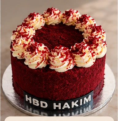 Cake Red Velvet, 10–12 personnes